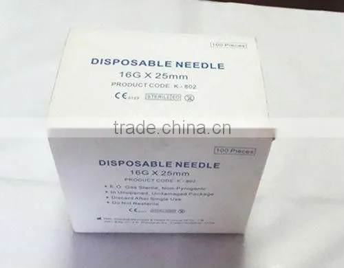 Kangbao 18G Plastic Hypodermic Needle