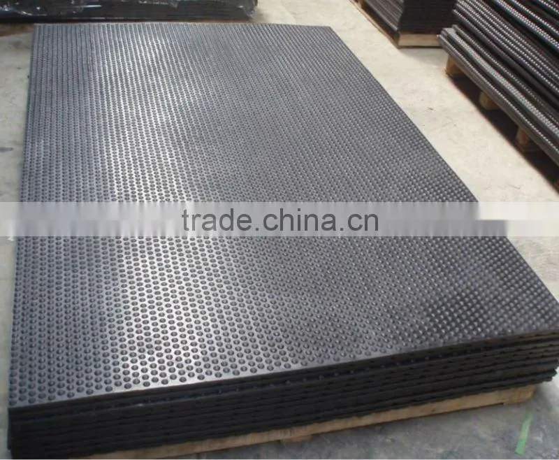 17mm thickness bubble design rubber stable mat