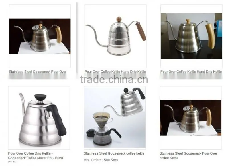 Stainless Steel Pour Over coffee Kettle