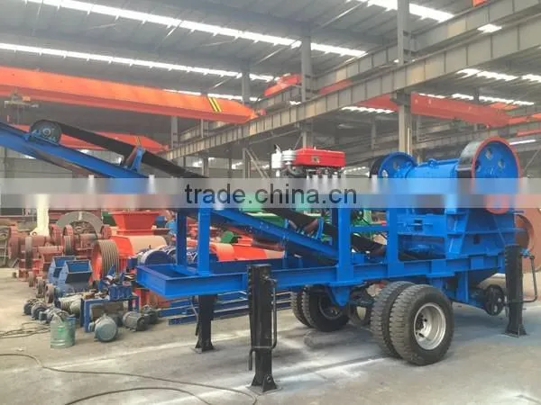 Small mobile mini jaw crusher for sale