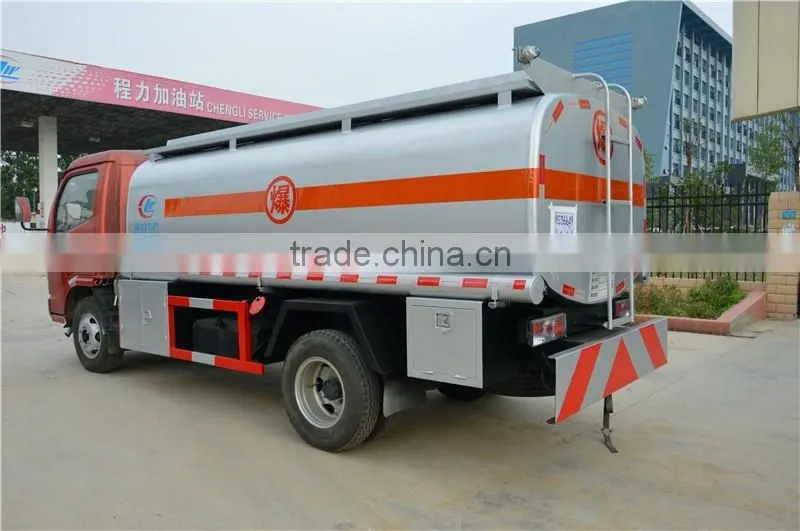 Famous brand new fuel truck capacity fuel tanker 4000L and 5000L