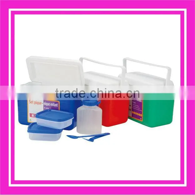 plastic food container for travel and picnic box
