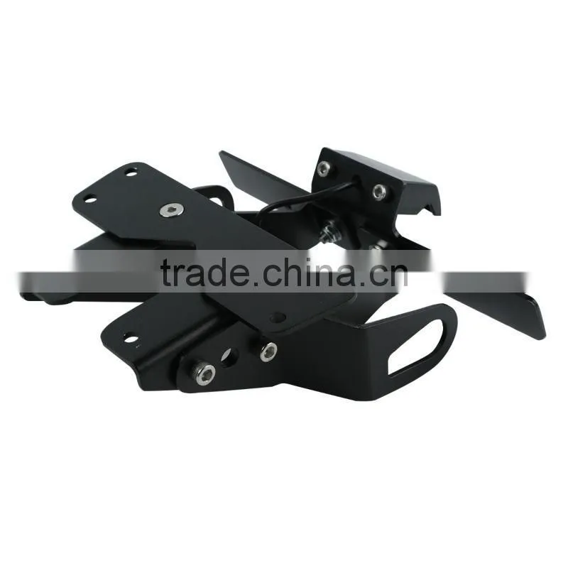 Motorcycle A Set License Plate Bracket For KAWASAKI Z 1000 2007-2009 2008 NEW
