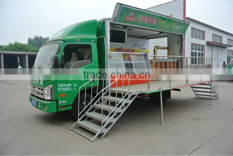 panel solar trailer lectrical operated delicious fast food vanfor sale