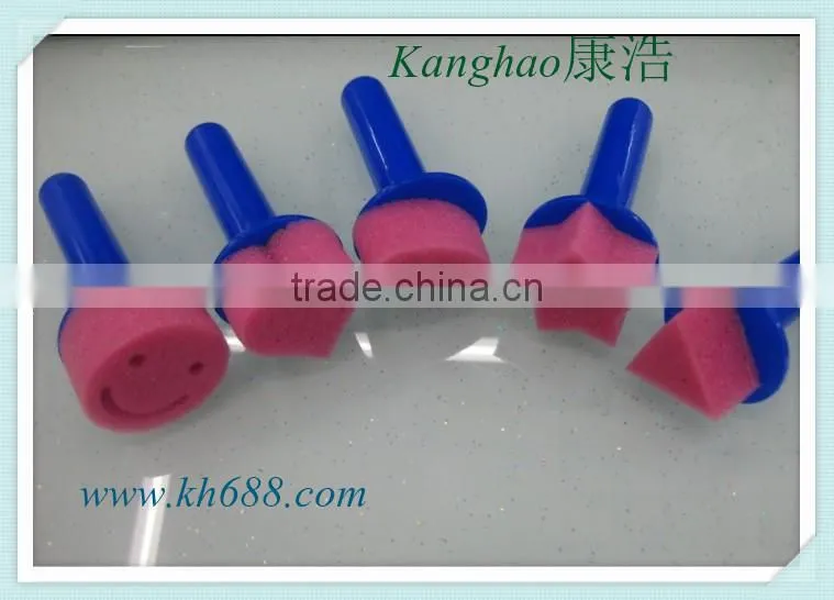 wooden handle mushroom brush,painting brush ,oil painting brush,brush painting brush pen,seal brush,dot brush, kids using brush