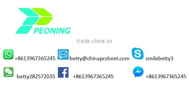 Best choice 4mm cut to size clear polycarbonate roof singapore sheet