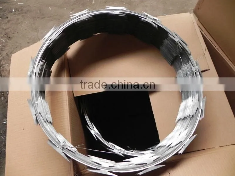 Razor Barbed Tape Concertina(BTC)/Concertina Razor Wire Barbed Tape