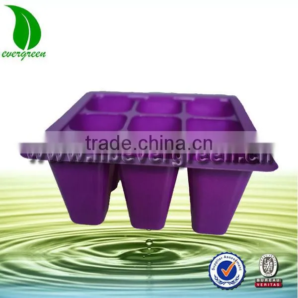 colorful Plastic Material and PVC Plastic Type cell seed tray