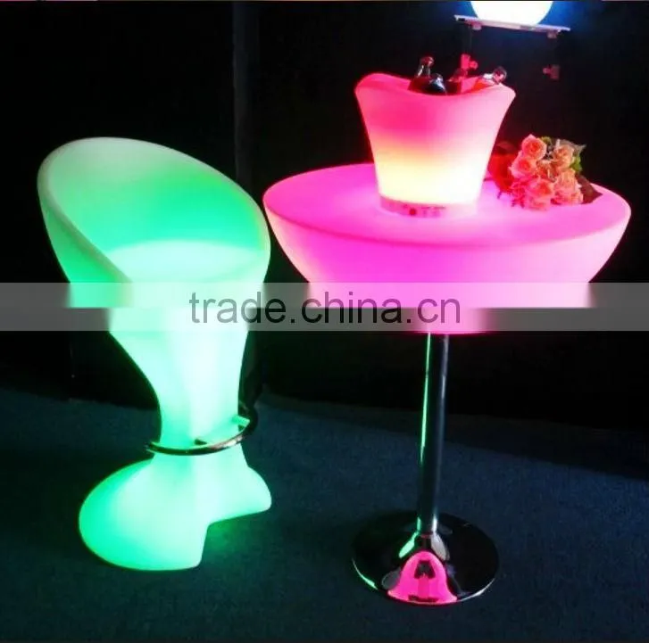 manufacture plastic energy saving led cube seat