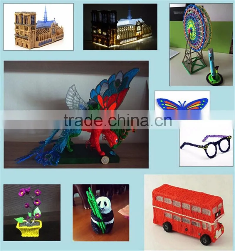 Colorful 3d printing filament 1.75mm pla and abs filament for 3d pen