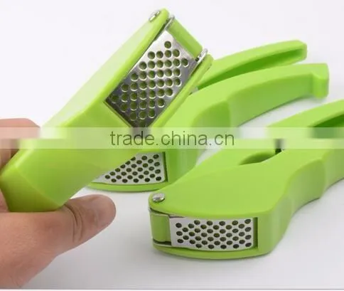 cy286 ABS +Stainless Steel Handled Easily clean Garlic Press