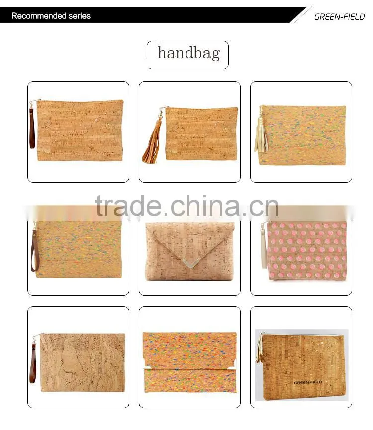 fashion Portugal Rustic Cork Bag Handbag big storage tote bag