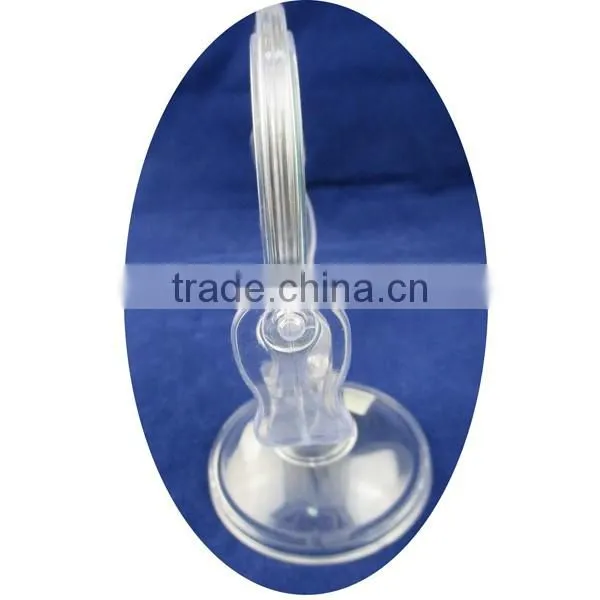 Nice design heart shape display standing mirror