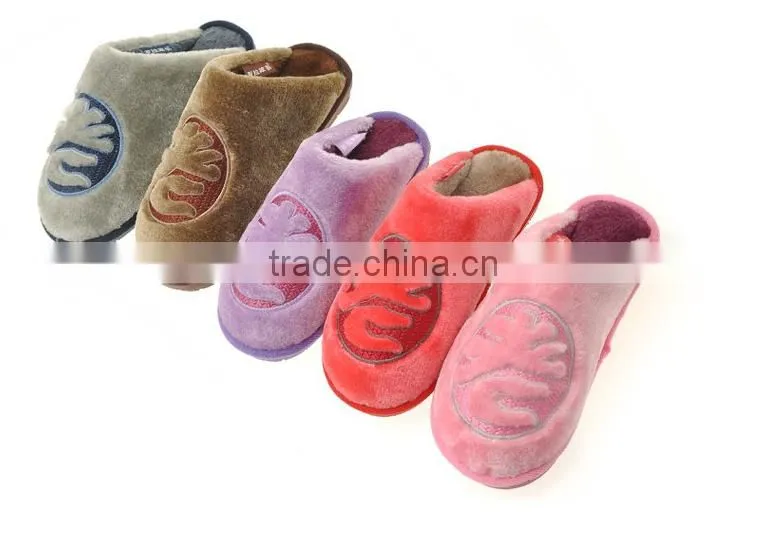 wholesale stock small order High quality coral fleece couple thermal shoes