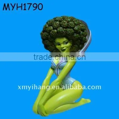 resin sexy girl figure
