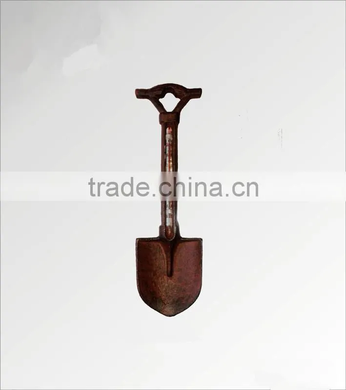 Home Decor Cast Iron shovel type Thermometer
