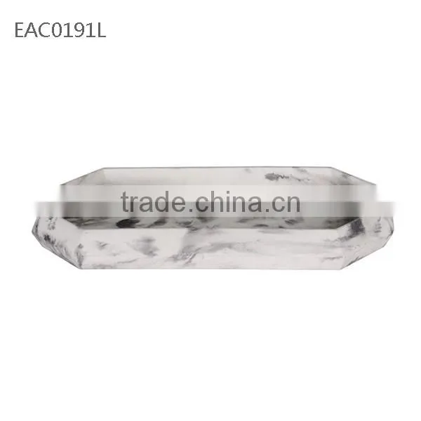 hot sale bath Accessories concrete material marble effect bathroom Sets