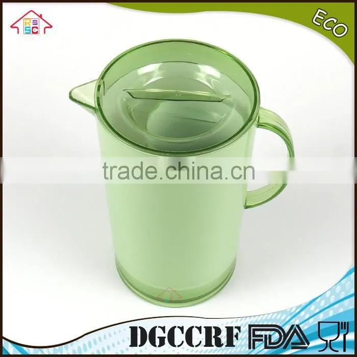 NBRSC set of 5 pcs plastic ps cold water kettle double layer drinking tea pot pp water jug with cups