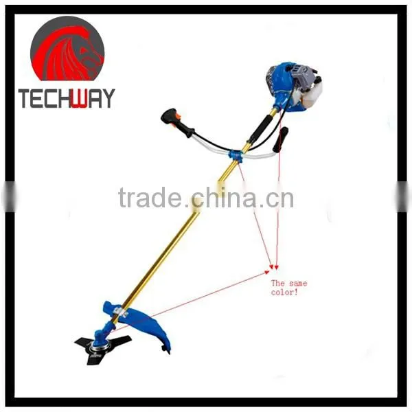 lower price china grass trimmer gasoline metal blade grass trimmer