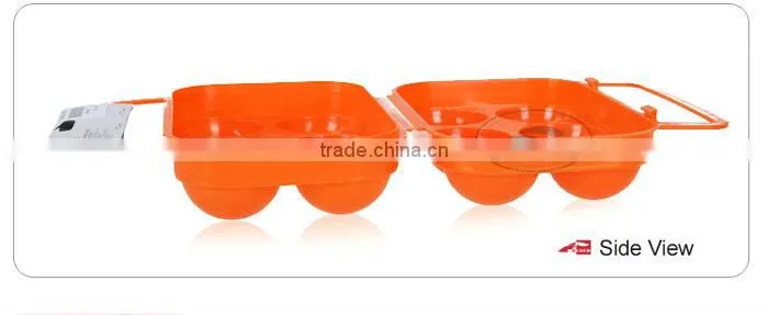 Plastic Camping 6 Egg Carrier