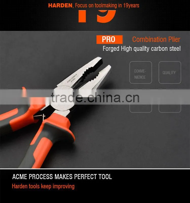 2016 hot salel combination plier function and uses slip joint combination pliers
