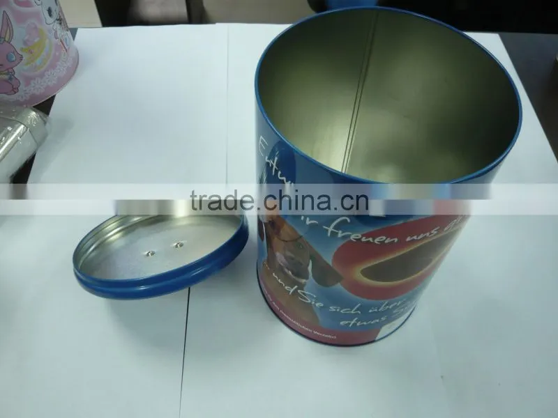 Tin Dog Food Box