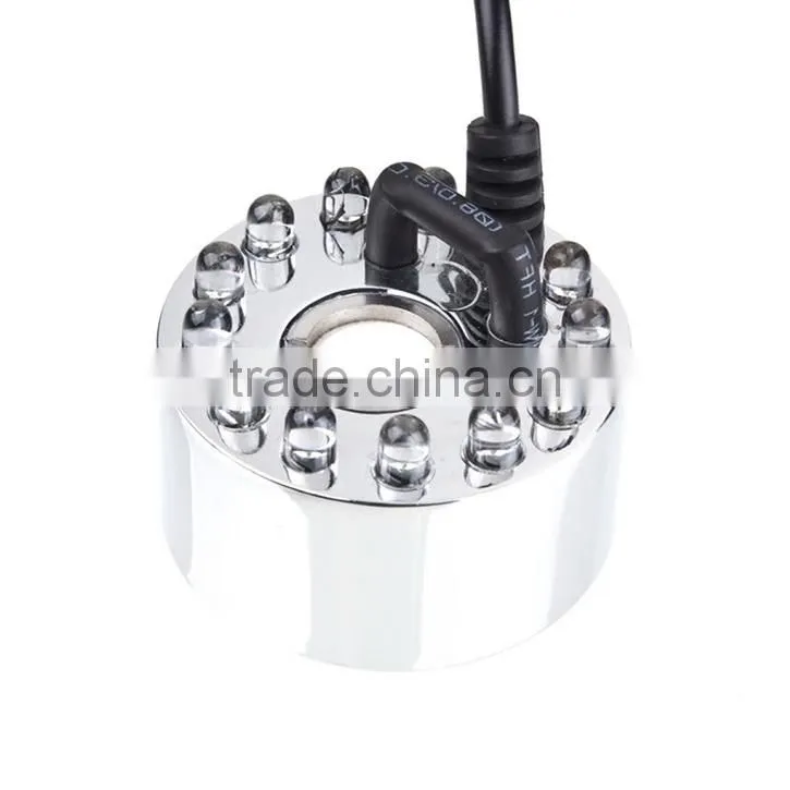 Ultrasonic Mist Maker fogger Water 12 LED Colorful Light Ultrasonic Humidifier Fogger Mist Maker