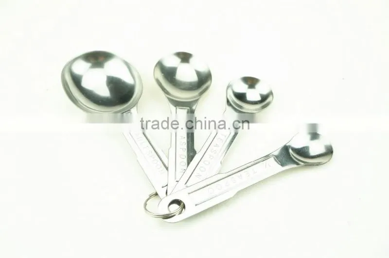 42144 4pcs Stainless Steel Nesting Measuring Cups and Spoons Set