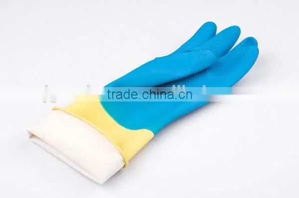 Home Furnishing Dish Washing Gloves Natural Latex Gloves