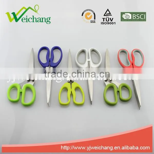 WCSC0532 premium Soft grip Stainless Steel Precision 5 LAYER BLADES SCISSOR New Design