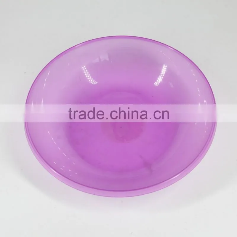 colour transparent plastic salad plate