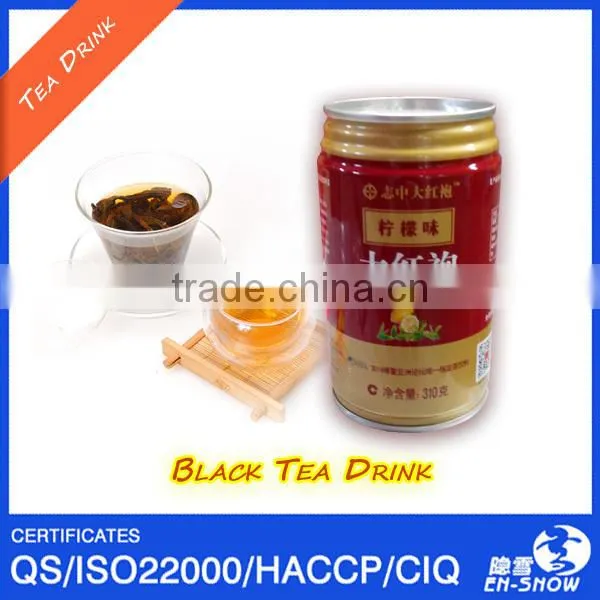 Black Tea Lemon Flavor Drink in Can(Tinned)