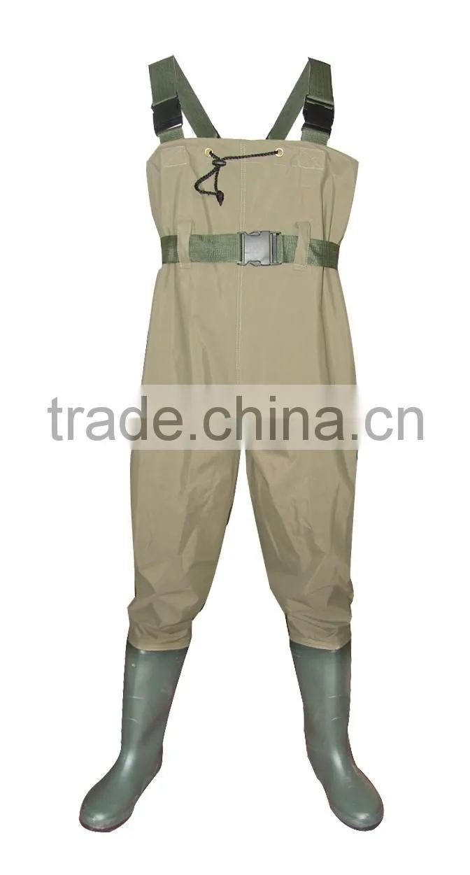 pvc/rubber/neoprene chest wader, fishing breathable waders