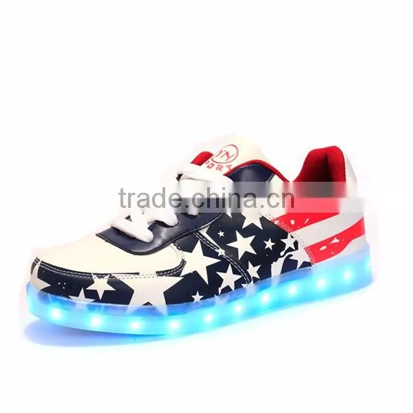 USB Charging Children Led shoes boys,girls lighted shoes kids Led flash shoes