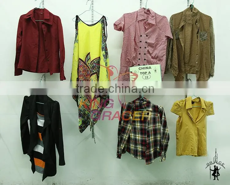 Warehouse Recycling Ladies Cotton Blouse used clothes