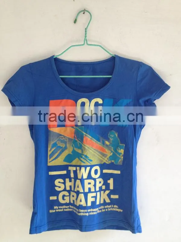 used clothing/ ladies short sleeve tshirt