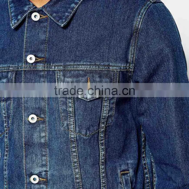 wholesale cheap jacket High Quality Fashion Denim overcoat for men