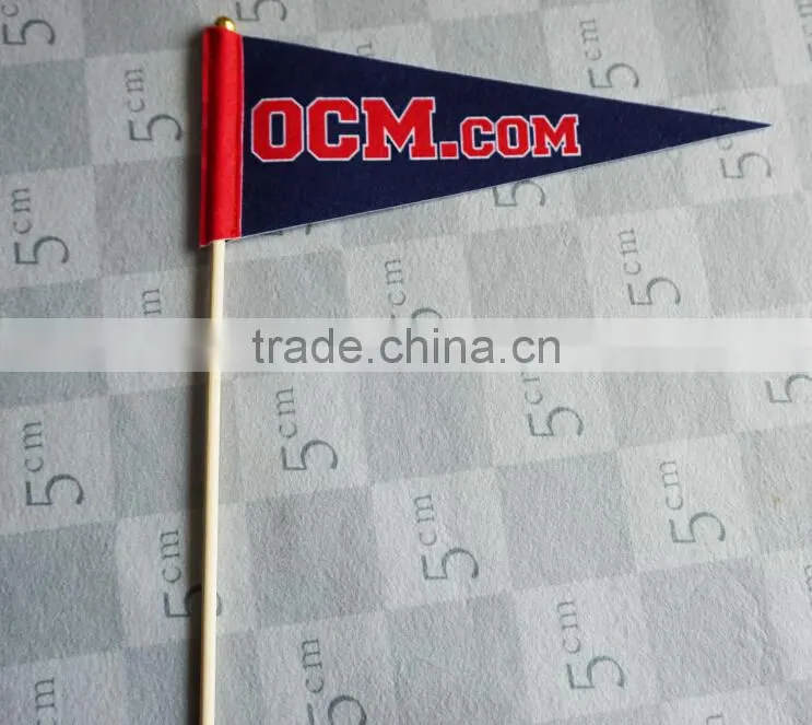 high quality design polyester hand flag