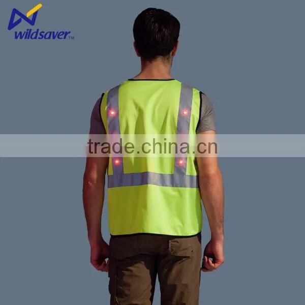 Lime yellow orange construction reflective clothes for work