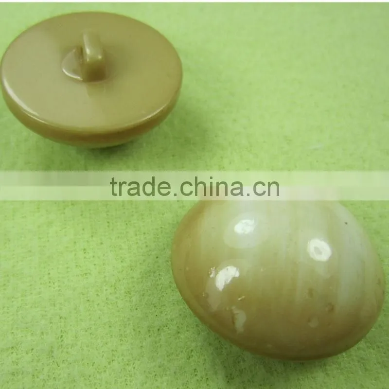 High Quality Pearl Mushroom Resin Button