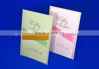 Wedding Invitation Cards 'RIBON TIE' made in japan Wholesale