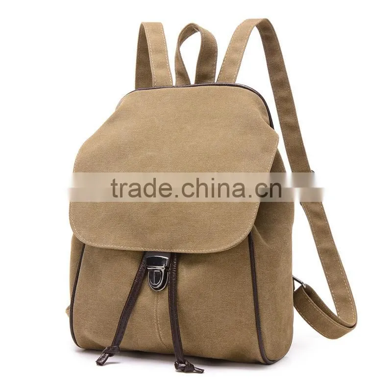 new designer fashion khaki men's large backpack messenger bag