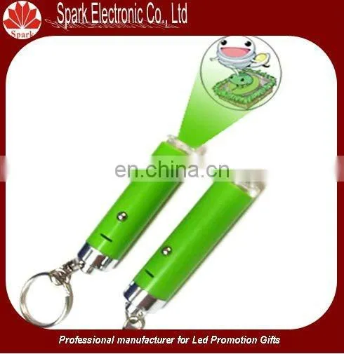 4*AG3 battery led keyring torch