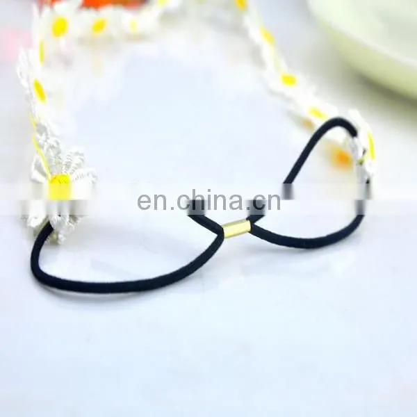 Bohemia Sunflower hair accessories handmaded flexible hair band