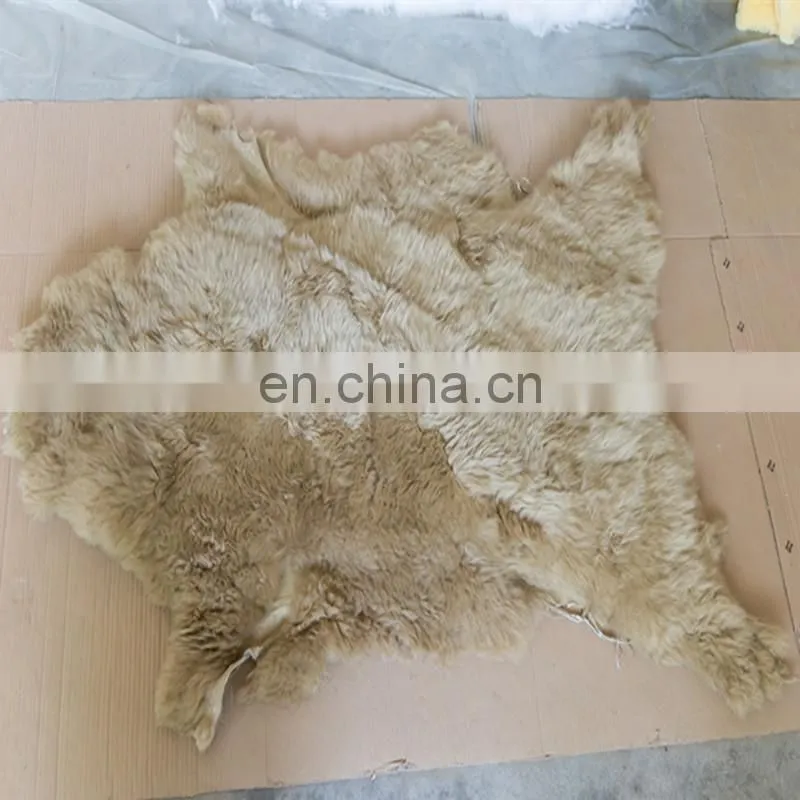 Top grade factory direct natural new finished tanned processed colorful sheep fur skin