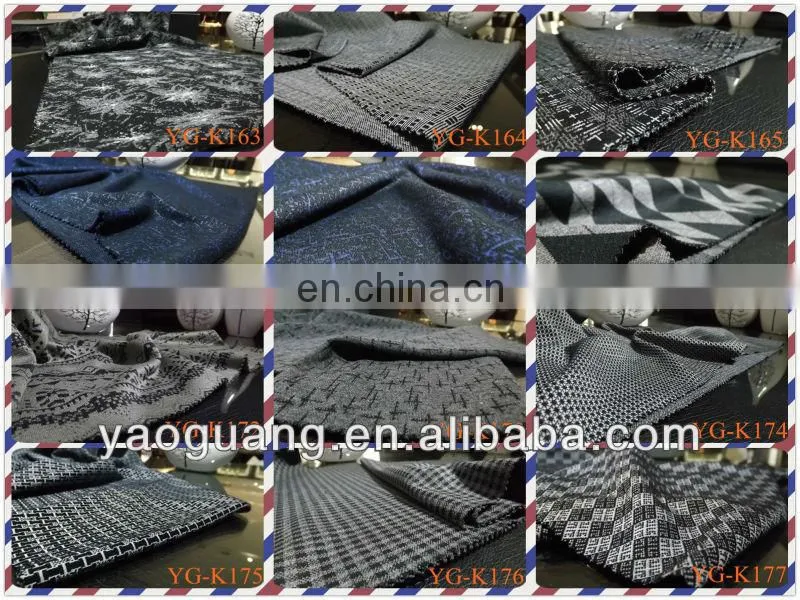 Jacquard Knit tr spandex fabric