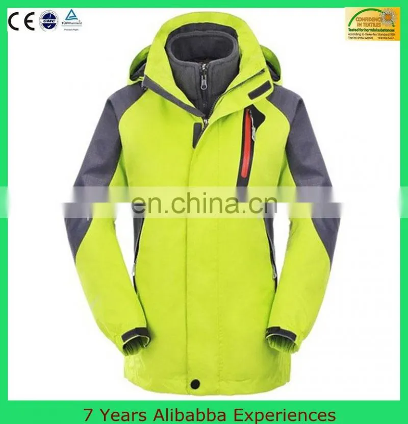 Ladies stylish windproof & waterproof 3 in 1 jacket for customized- 7 Years Alibaba Experience