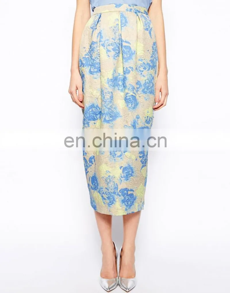 young elegant ladies top fashion OEM floral printed chiffon Direct manufacturer Sexy design Hot sale skirt