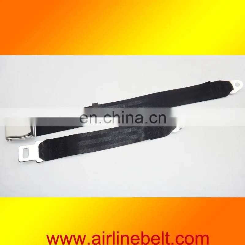 Premium quality two points airplane buckle decelerating belt