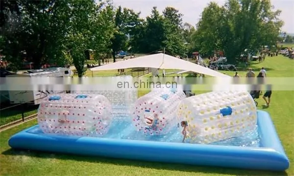 Half Transparent Inflatable Roller Ball for sale